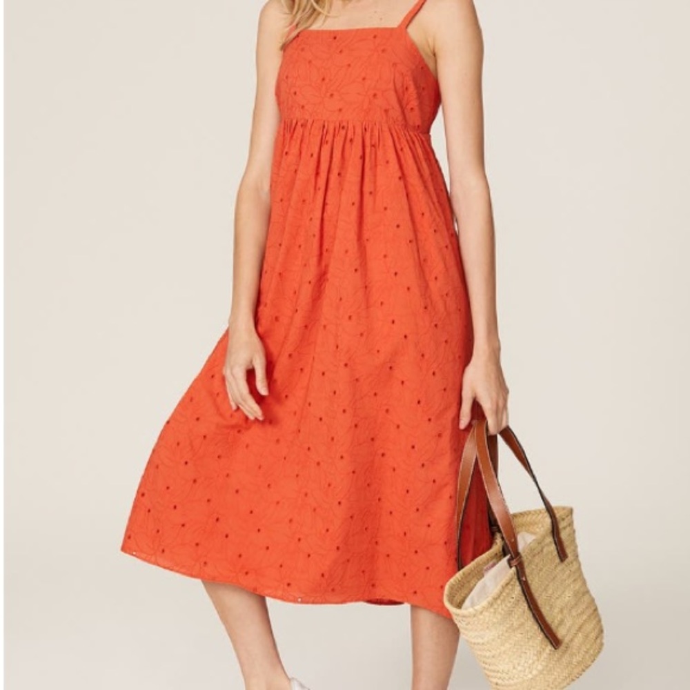 Madewell Eyelet Babydoll Dress
